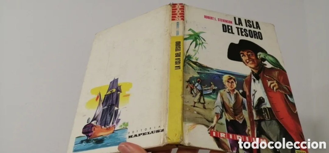 Libros de segunda mano: Rara edici&oacute;n La isla del tesoro. Editorial Kapelusz 1963 - Foto 9