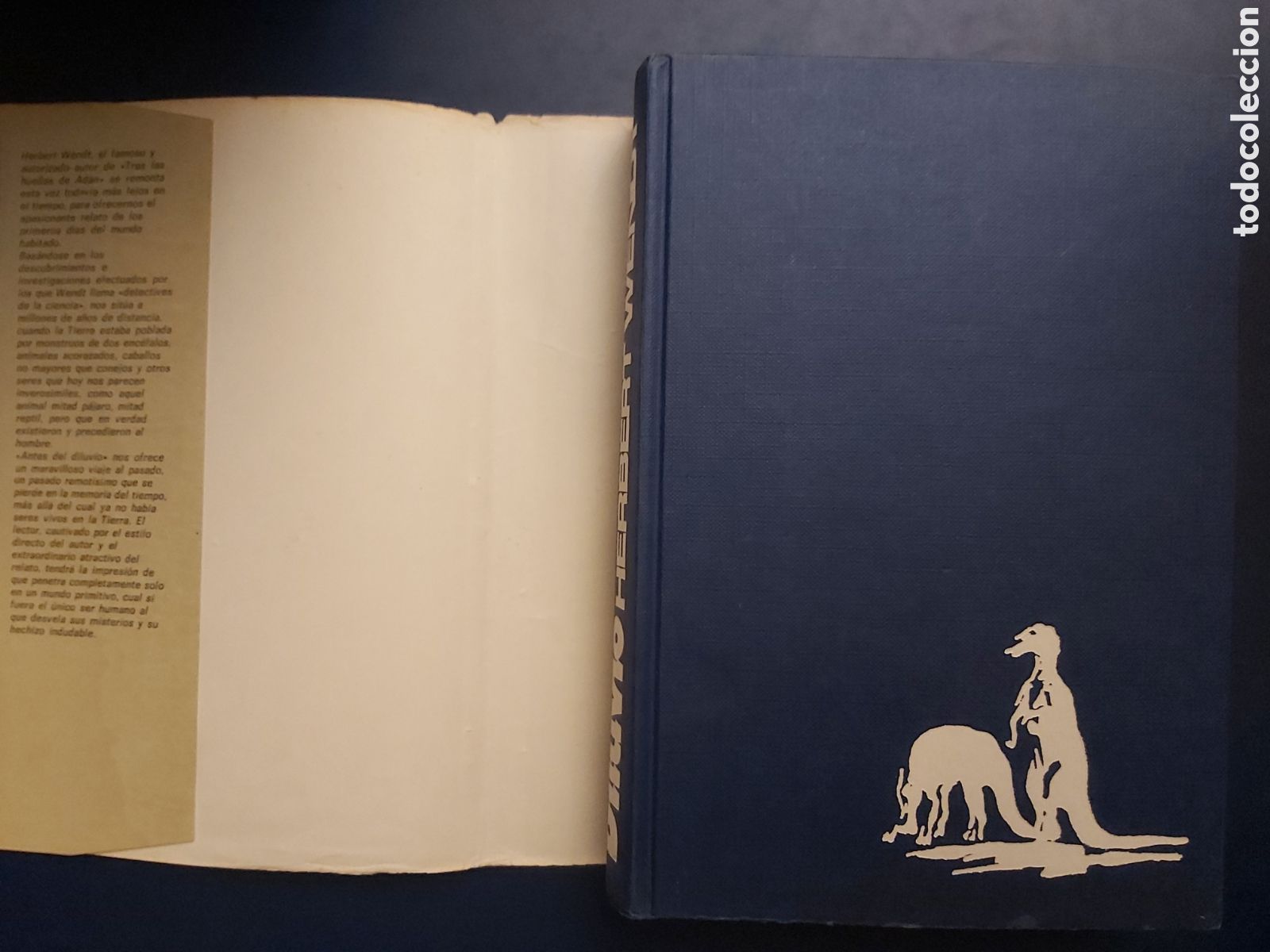 Libros de segunda mano: ANTES DEL DILUVIO $ HERBERT WENDT $ NOGUER $ 1974 - Foto 2