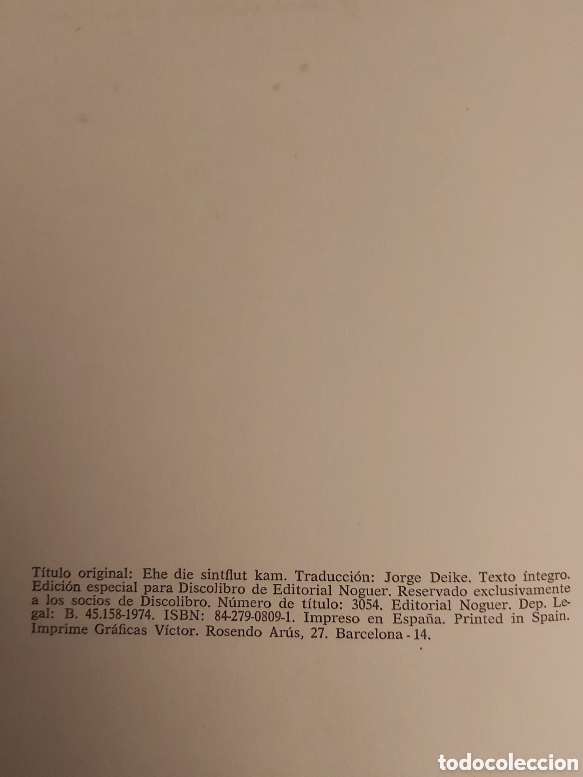 Libros de segunda mano: ANTES DEL DILUVIO $ HERBERT WENDT $ NOGUER $ 1974 - Foto 5