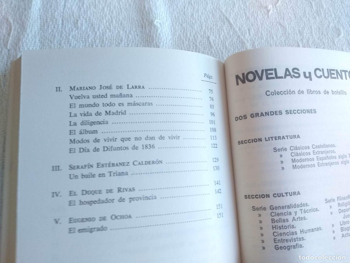 Libros de segunda mano: El costumbrismo, rom&aacute;ntico - Jos&eacute; Luis Varela - Foto 7