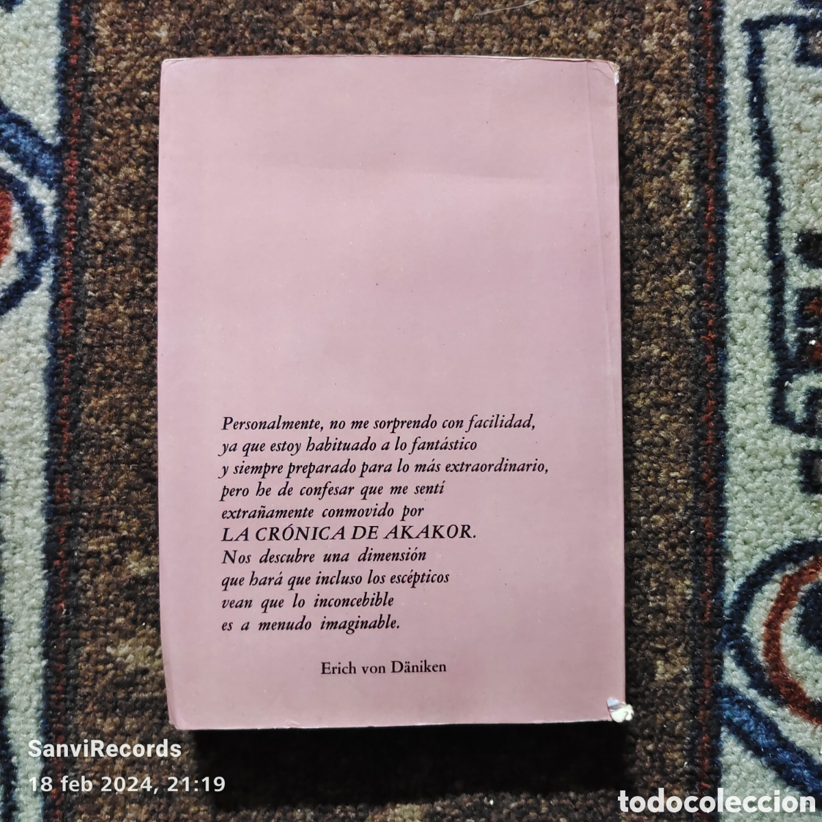 Libros de segunda mano: LA CR&Oacute;NICA DE AKAKOR (KARL BRUGGER) (POMAIRE) - Foto 2
