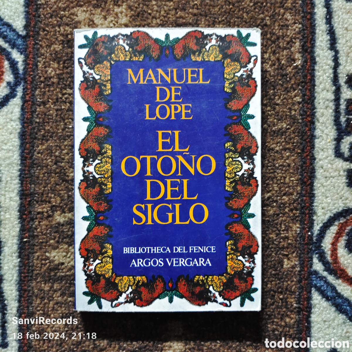 Libros de segunda mano: EL OTO&Ntilde;O DEL SIGLO (MANUEL DE LOPE) (ARGOS VERGARA) - Foto 1