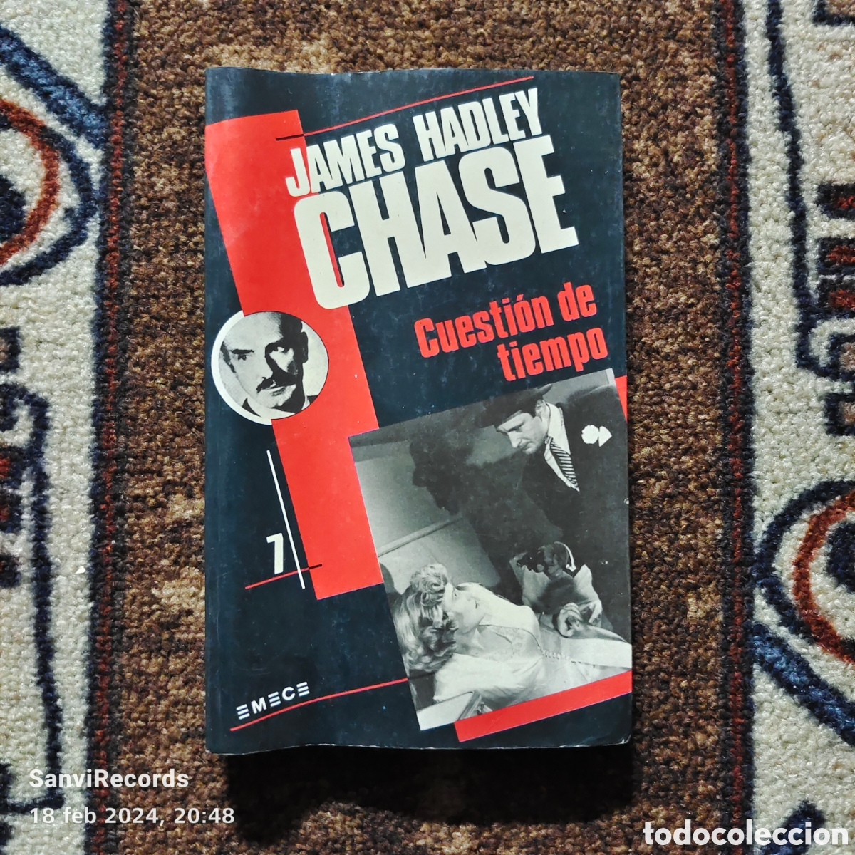 Libros de segunda mano: CUESTI&Oacute;N DE TIEMPO (JAMES HADLEY CHASE) (EMECE) - Foto 1