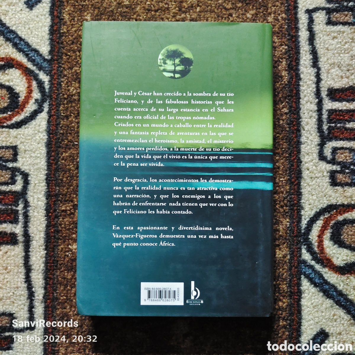 Libros de segunda mano: EL MAR DE JADE (ALBERTO V&Aacute;ZQUEZ-FIGUEROA) (EDICIONES B) - Foto 2