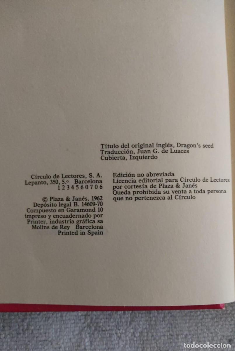 Libros de segunda mano: LA ESTIRPE DEL DRAG&Oacute;N. - Foto 5