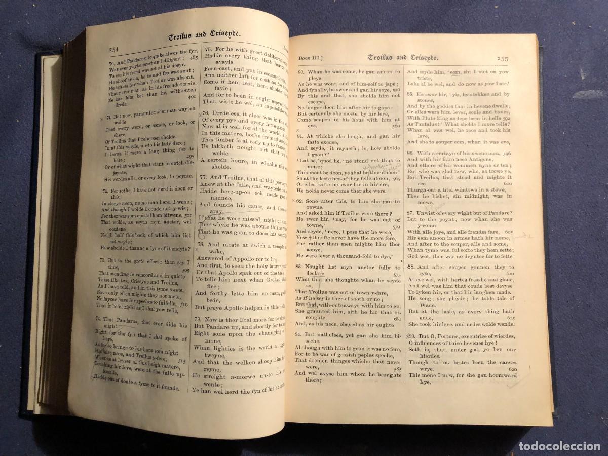 Libros de segunda mano: GEOFFREY CHAUCER: - THE COMPLETE WORKS - (1937) - Foto 4