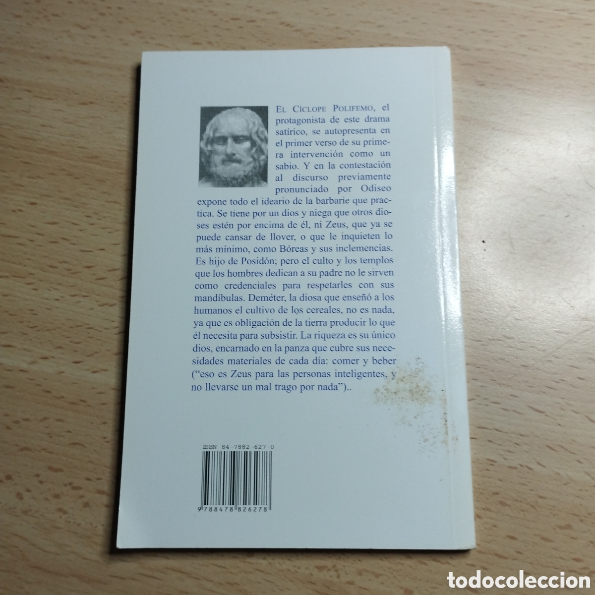 Libros de segunda mano: El C&iacute;clope. Eur&iacute;pides. 2007. Ediciones Cl&aacute;sicas. - Foto 2