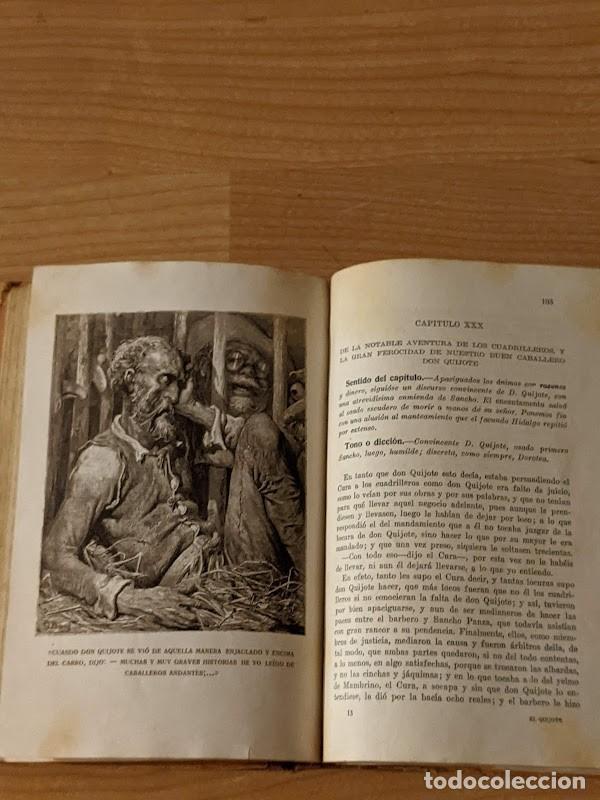 Libros de segunda mano: EL QUIJOTE EDICI&Oacute;N ESCOLAR LUIS VIVES 1931 - Foto 5