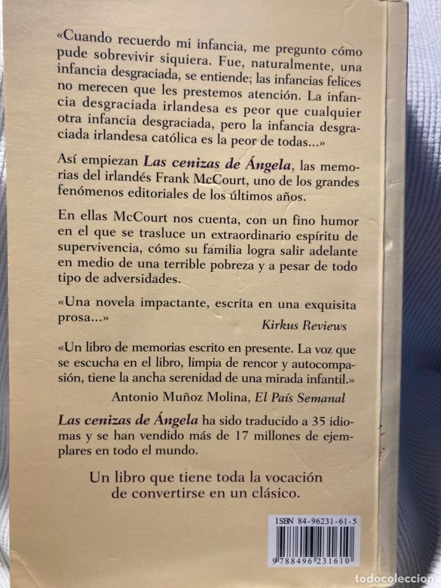 Libros de segunda mano: Las cenizas de Angela - Foto 2