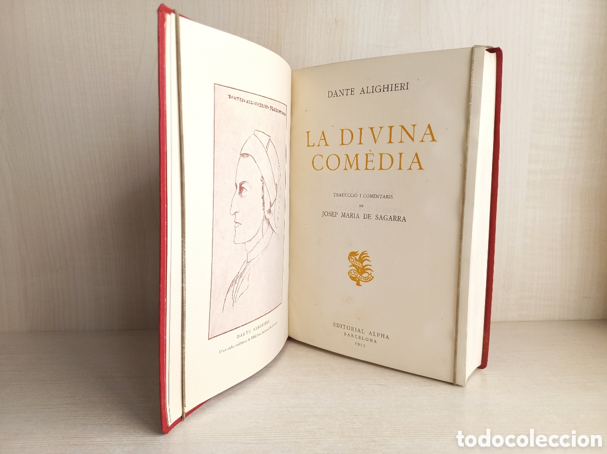 Libros de segunda mano: La divina comedia. Dante Alighieri. Editorial Alpha, 1955. Catal&aacute;n. - Foto 5