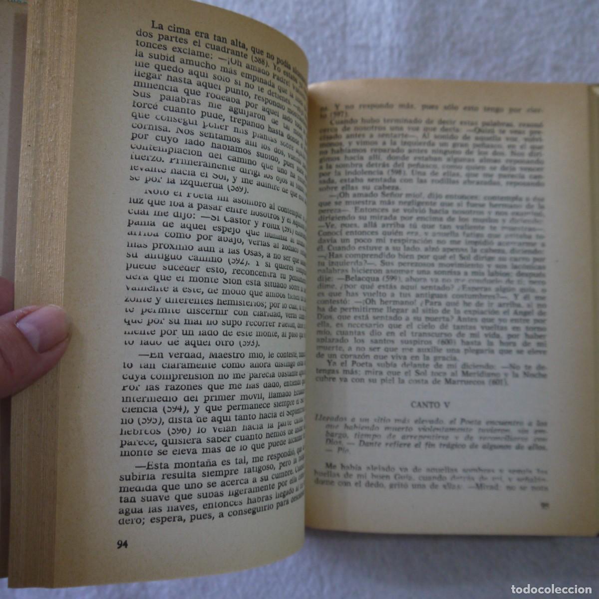 Libros de segunda mano: LA DIVINA COMEDIA - DANTE - EDICIONES PETRONIO - 1973 - Foto 8