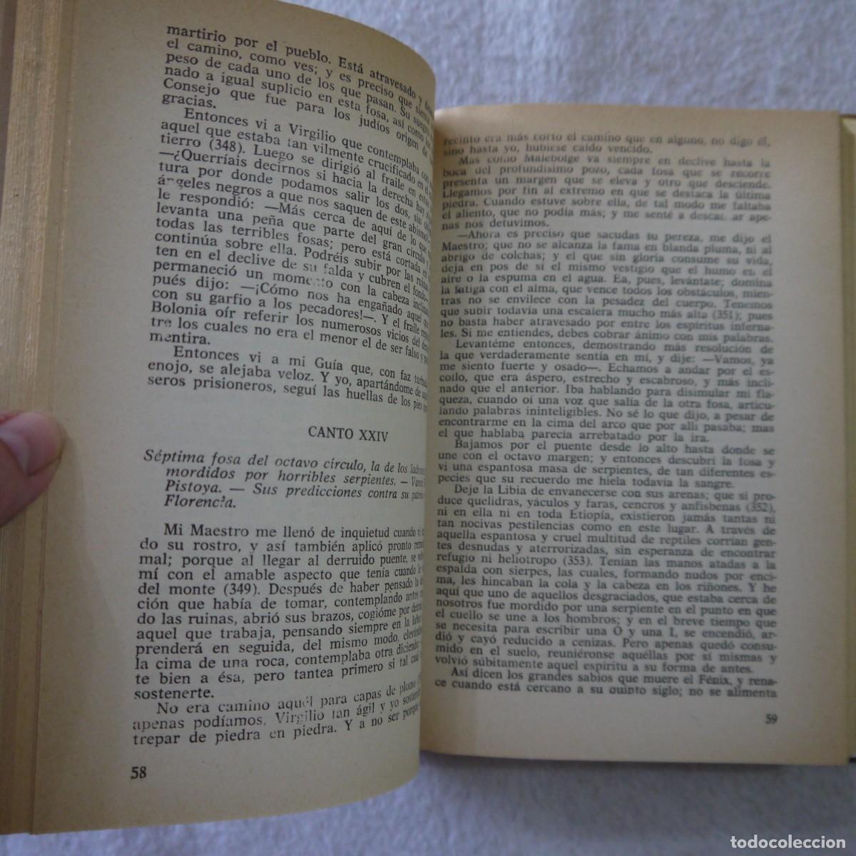 Libros de segunda mano: LA DIVINA COMEDIA - DANTE - EDICIONES PETRONIO - 1973 - Foto 9