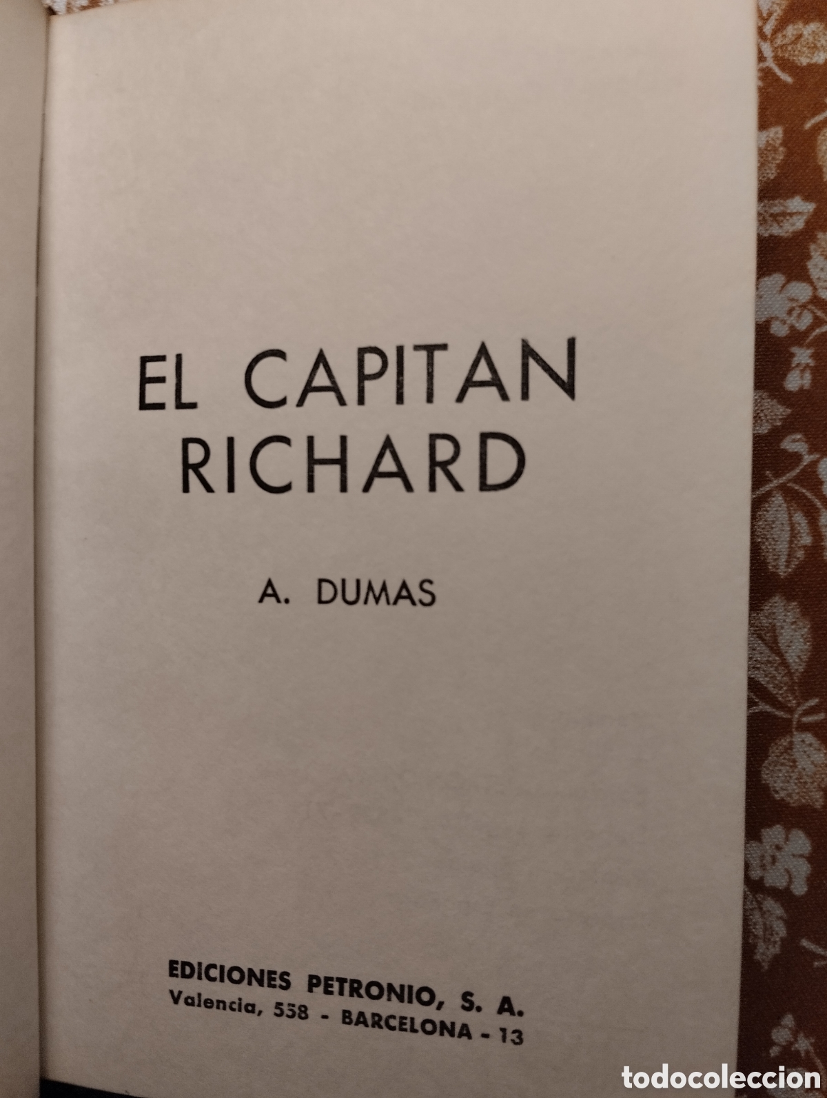 Libros de segunda mano: El capit&aacute;n Richard, Alejandro Dumas - Foto 2