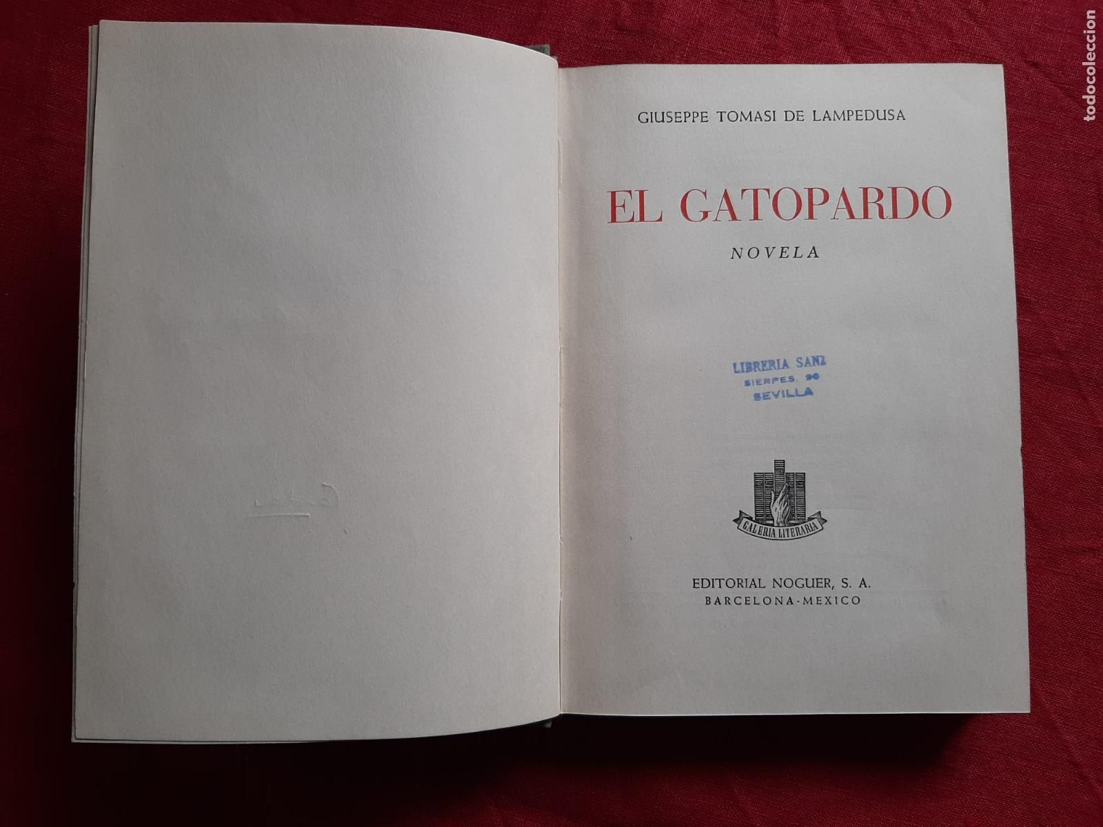 Libros de segunda mano: El gatopardo - Lampedusa, Giuseppe Tomasi de - Foto 2