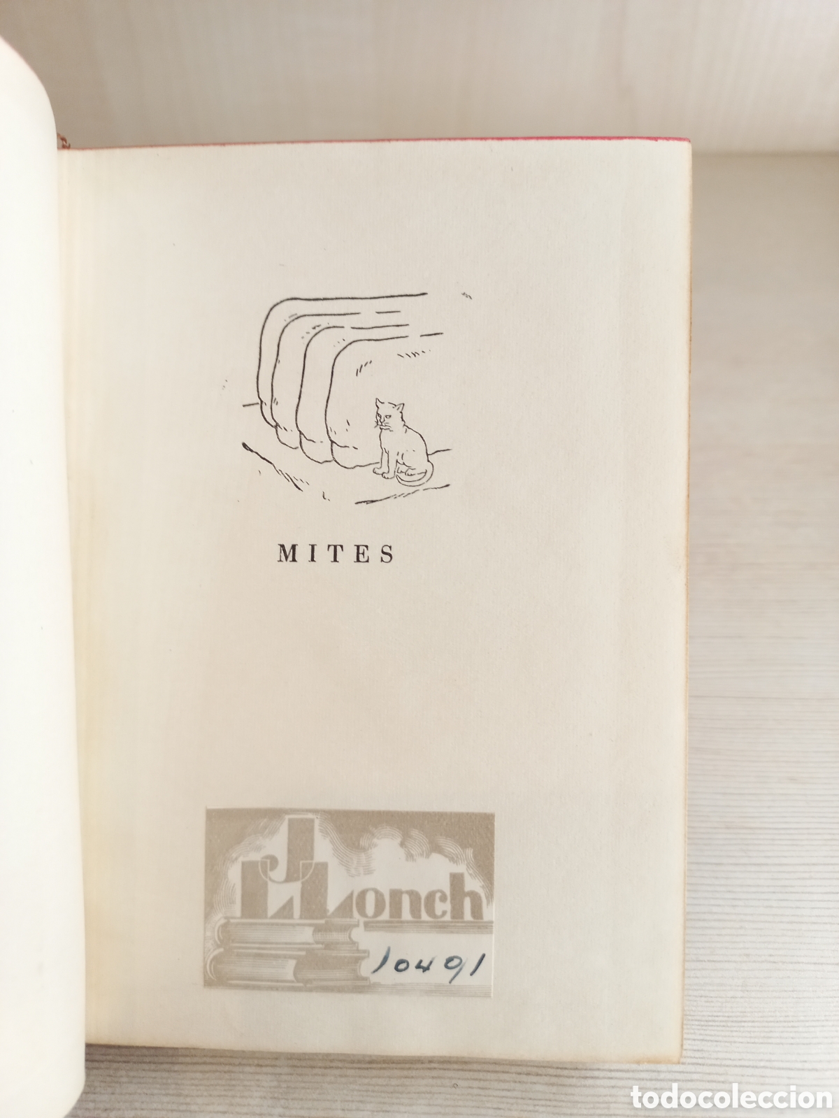 Libros de segunda mano: Mites. Jordi Sardanedas. Selecta, primera edici&oacute;n, 1954. Catal&aacute;n. - Foto 4