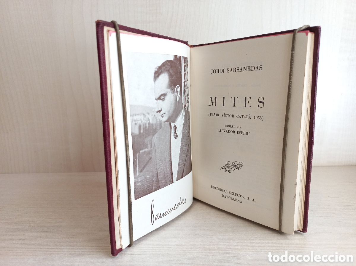 Libros de segunda mano: Mites. Jordi Sardanedas. Selecta, primera edici&oacute;n, 1954. Catal&aacute;n. - Foto 5