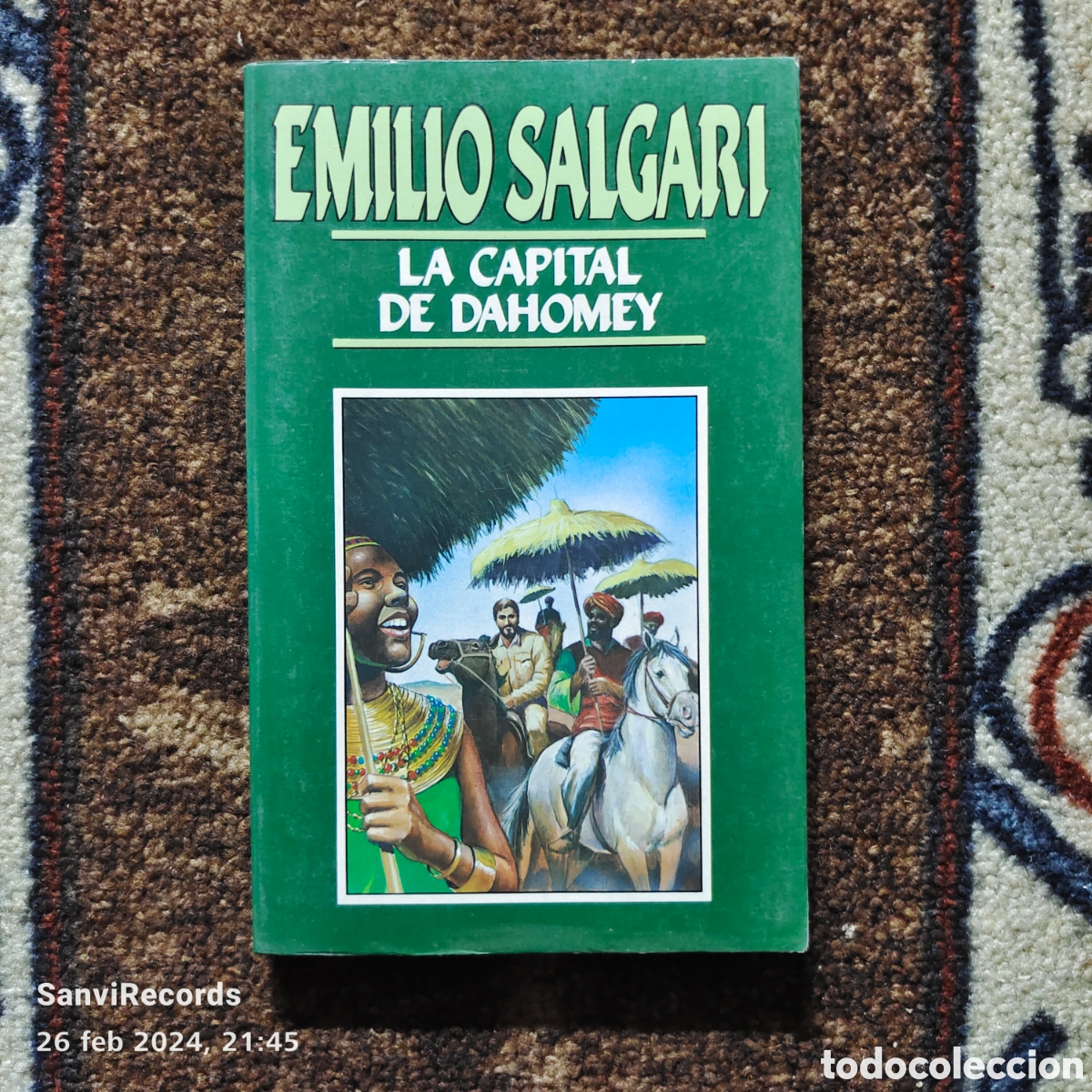 Libros de segunda mano: LA CAPITAL DE DAHOMEY (EMILIO SALGARI) - Foto 1