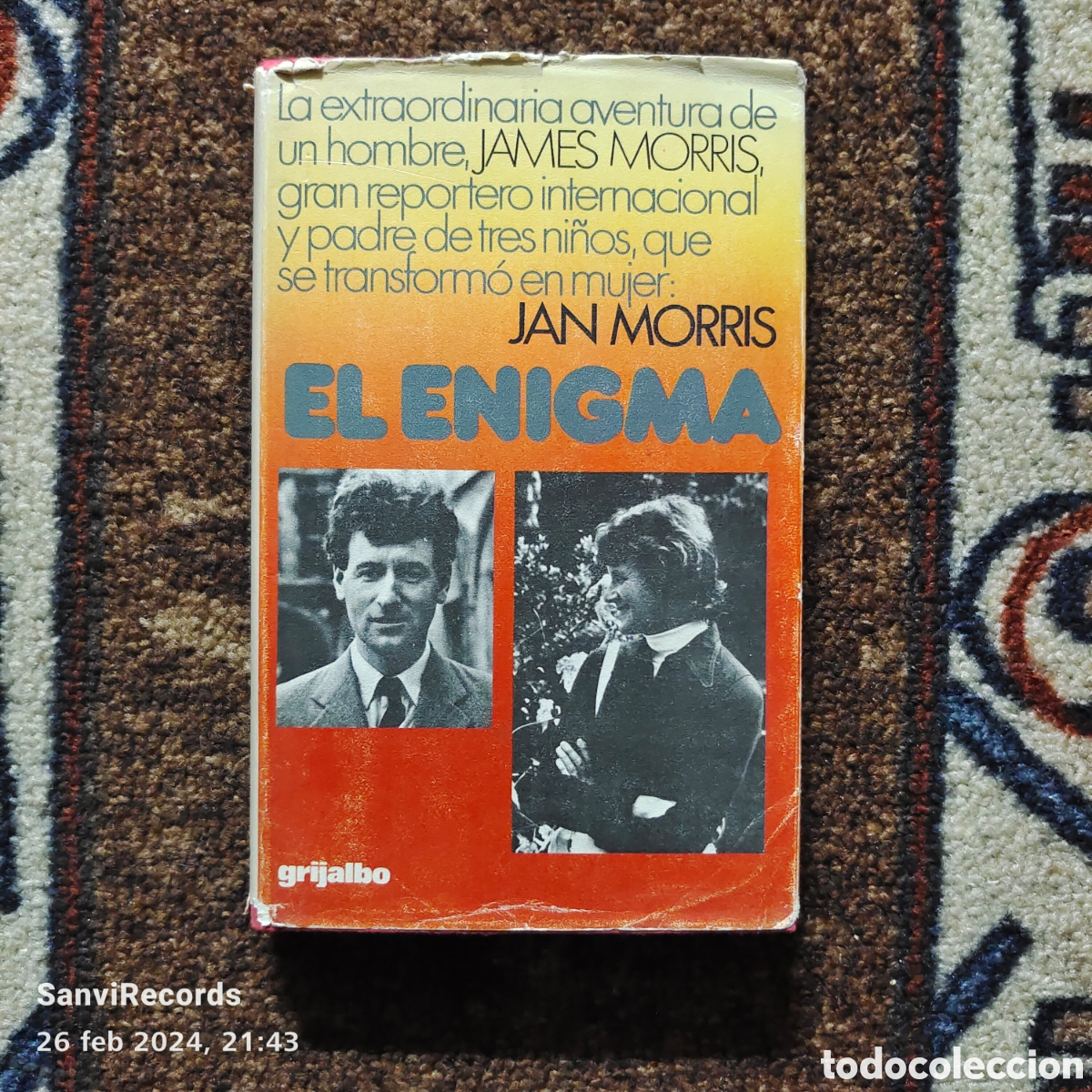 Libros de segunda mano: EL ENIGMA (JAN MORRIS) (GRIJALBO) - Foto 1