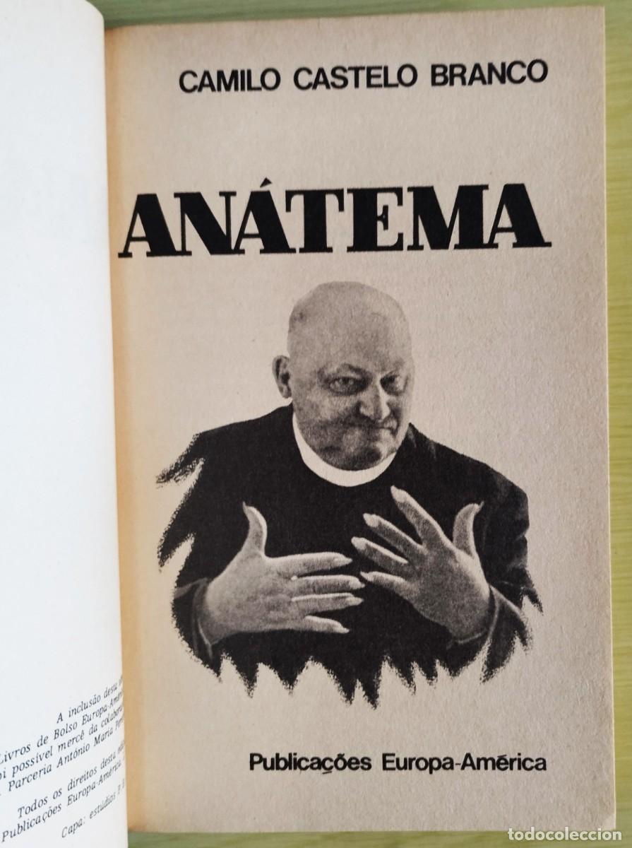 Libros de segunda mano: An&aacute;tema de Camilo Castelo Branco - Foto 3