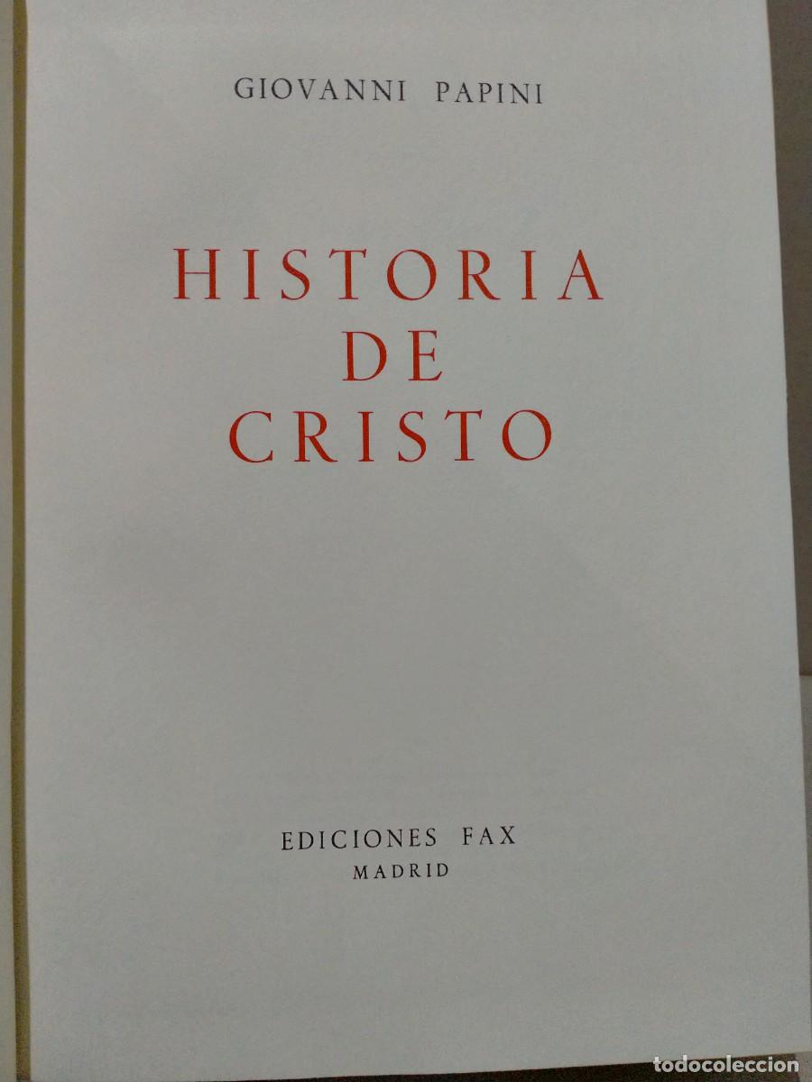 Libros de segunda mano: PAPINI. HISTORIA DE CRISTO . EDICIONES FAX - Foto 2