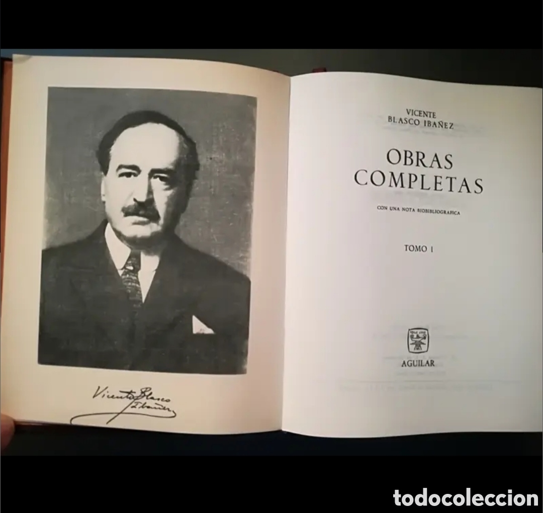 Libros de segunda mano: VICENTE BLASCO IB&Aacute;&Ntilde;EZ. OBRAS COMPLETAS. - Foto 4