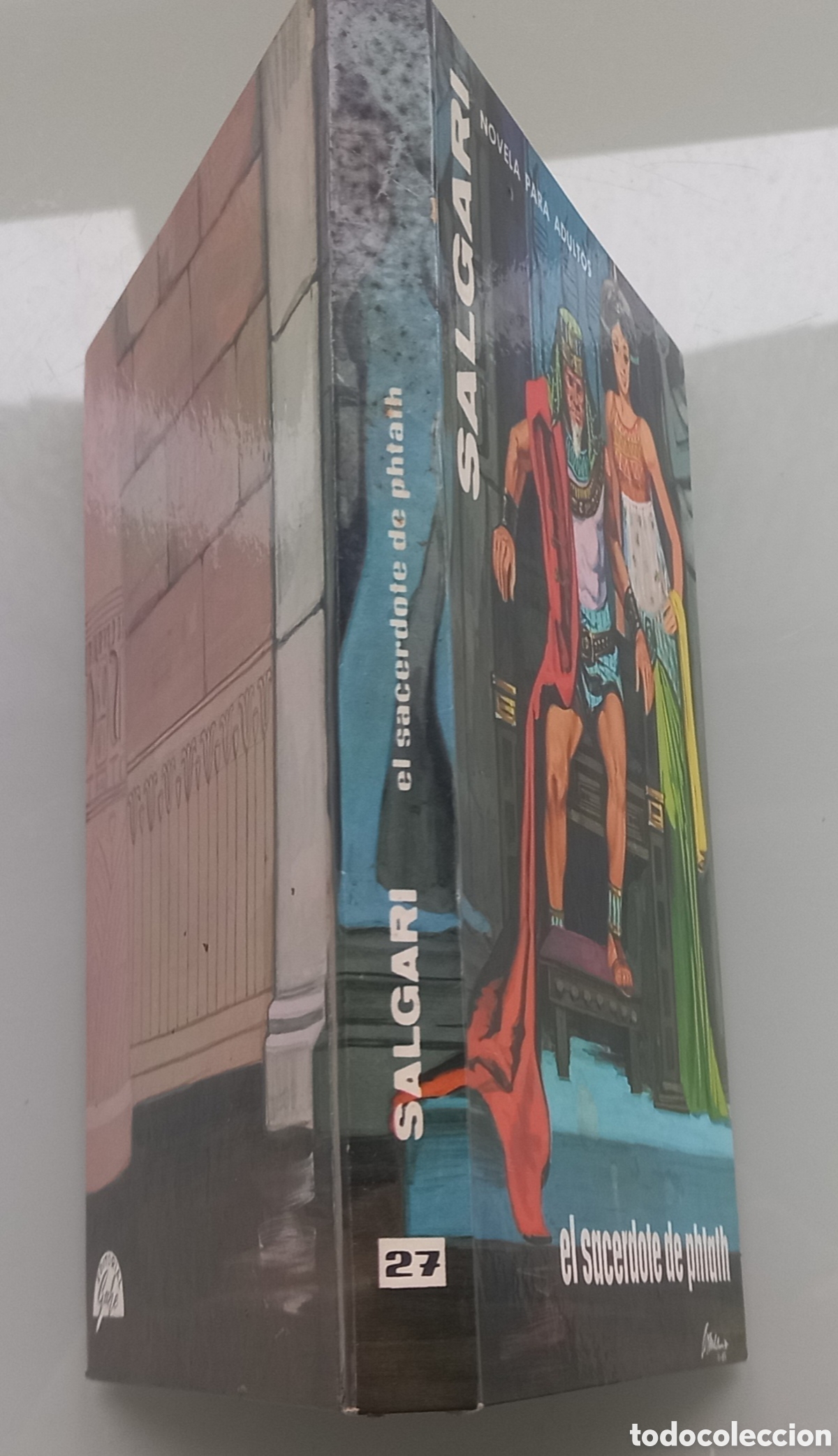 Libros de segunda mano: Salgari, GAHE n&deg; 27, El sacerdote de Phath - Foto 2