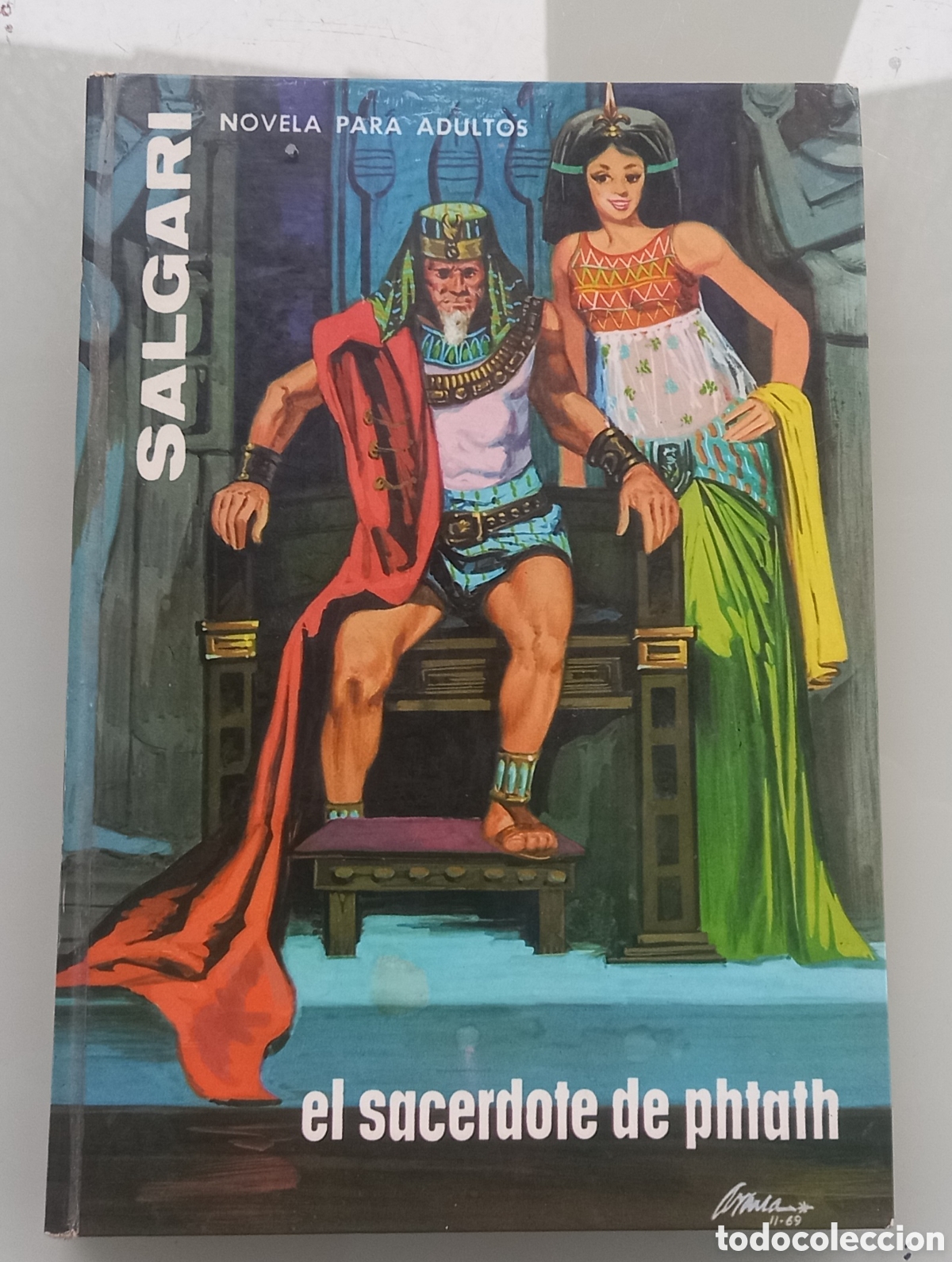 Libros de segunda mano: Salgari, GAHE n&deg; 27, El sacerdote de Phath - Foto 1