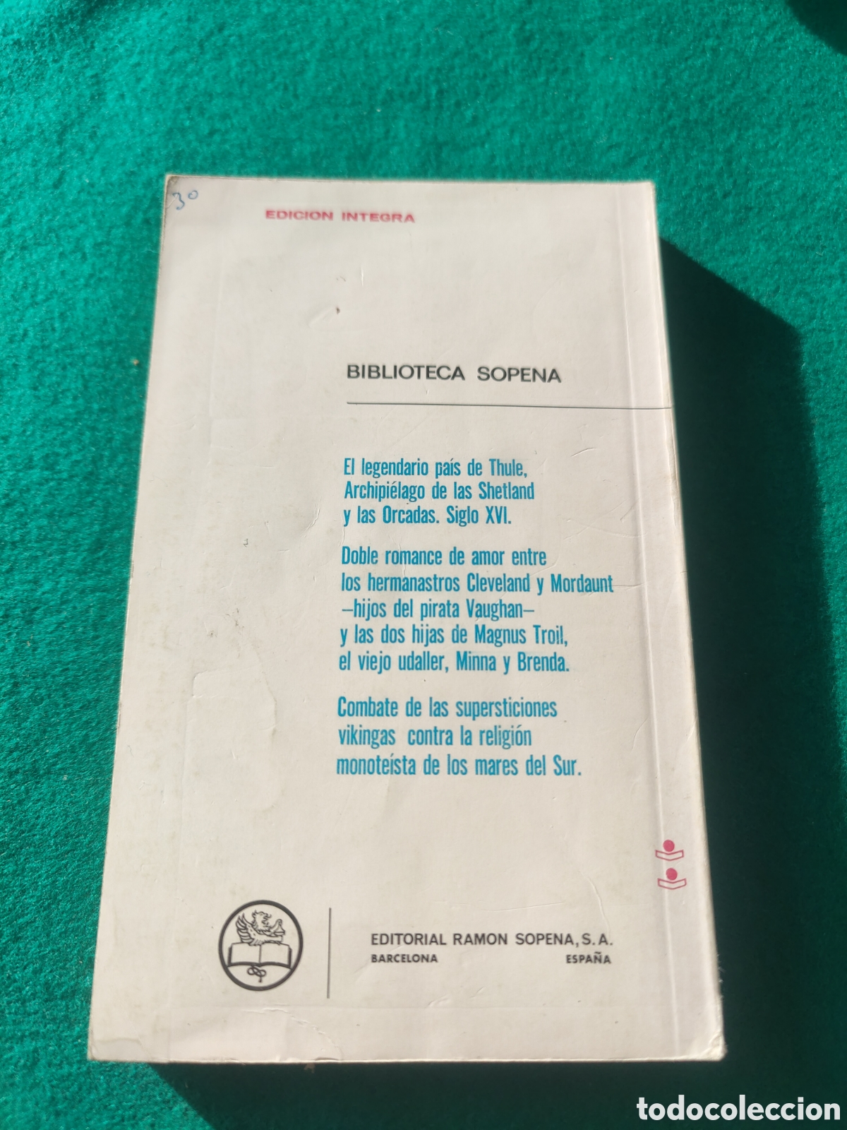Libros de segunda mano: EL PIRATA. WALTER SCOTT. ED. SOPENA 1966. - Foto 2