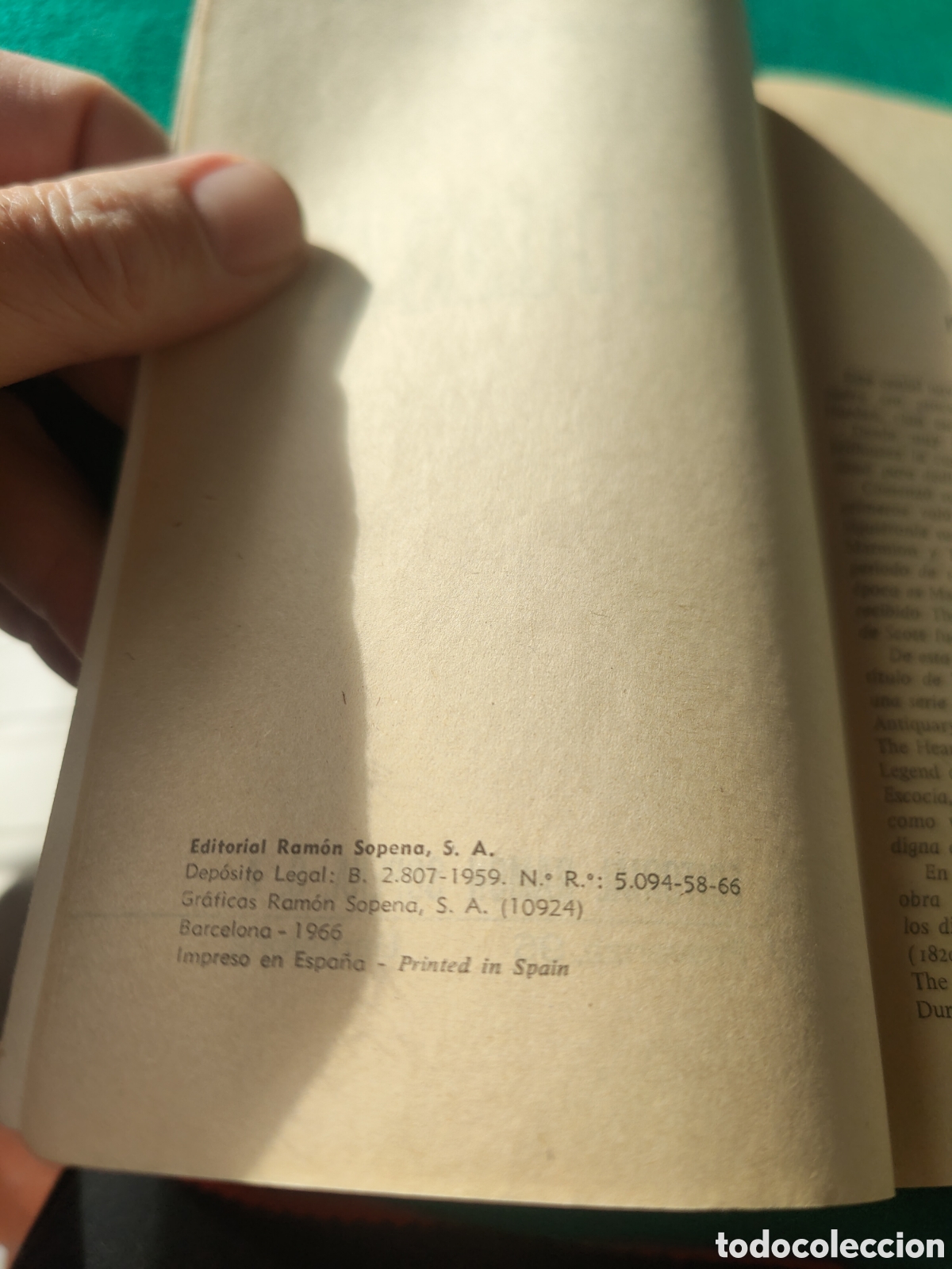 Libros de segunda mano: EL PIRATA. WALTER SCOTT. ED. SOPENA 1966. - Foto 4
