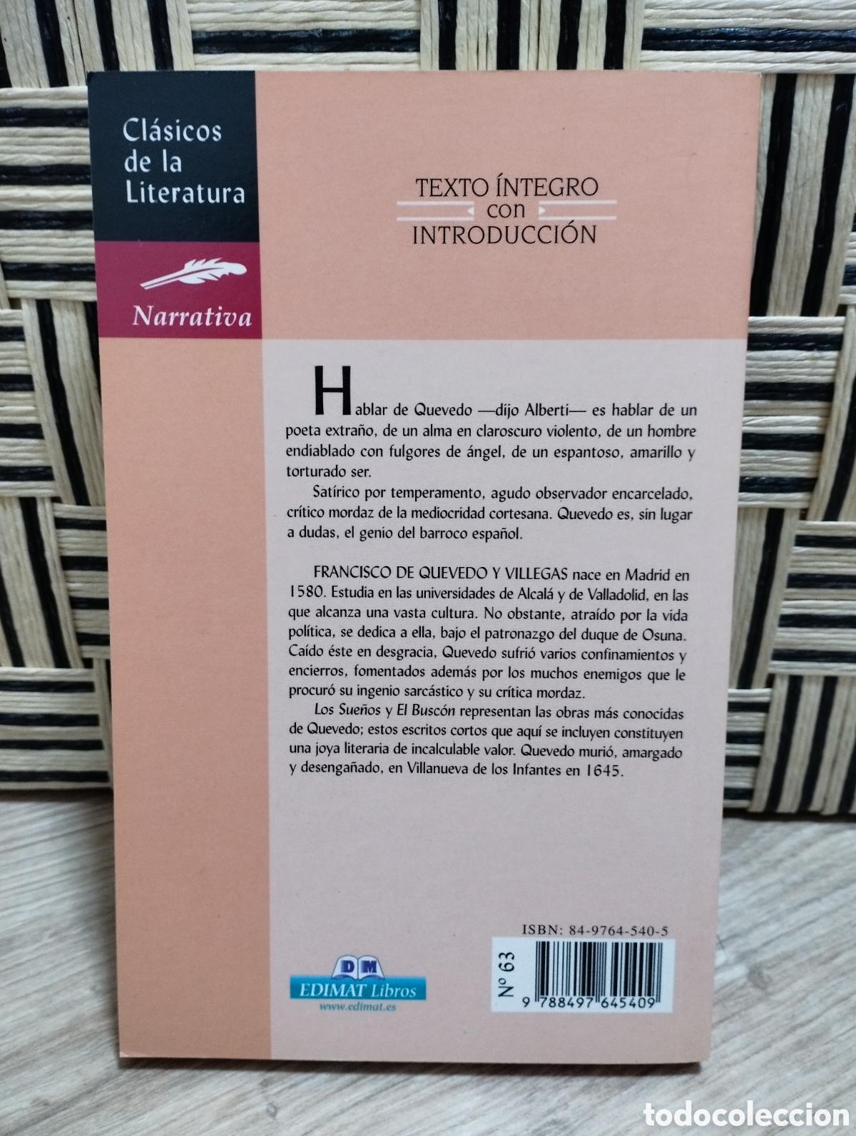 Libros de segunda mano: &rdquo;El busc&oacute;n&rdquo; Francisco de Quevedo - Foto 4