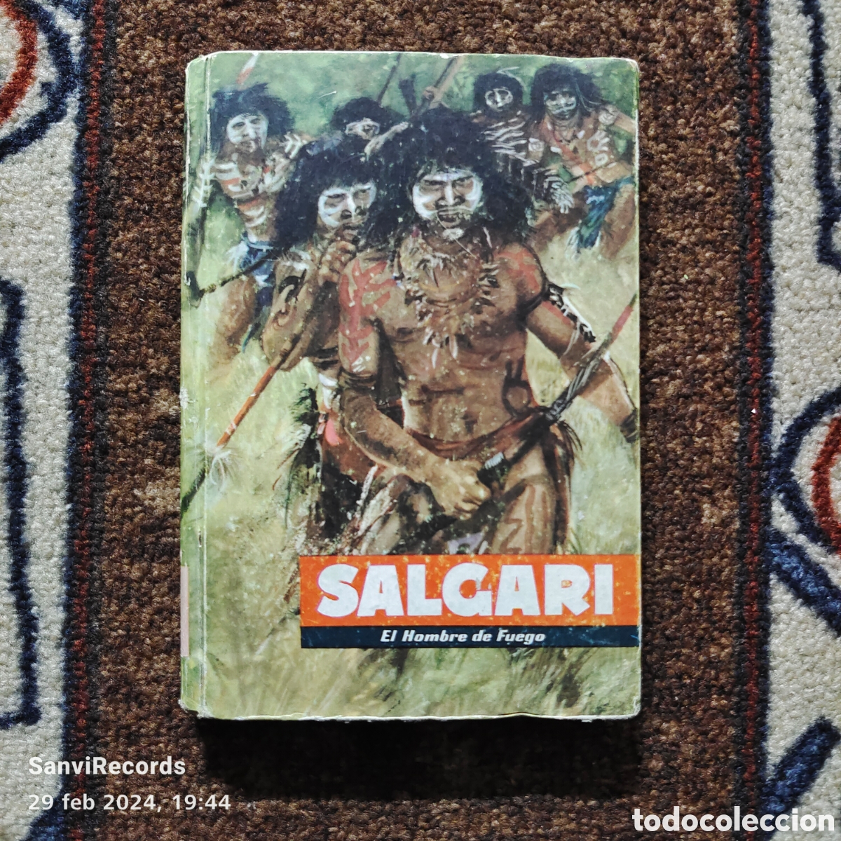Libros de segunda mano: SALGARI N&deg; 39: EL HOMBRE DE FUEGO (E. SALGARI) (EDITORIAL MOLINO) - Foto 1