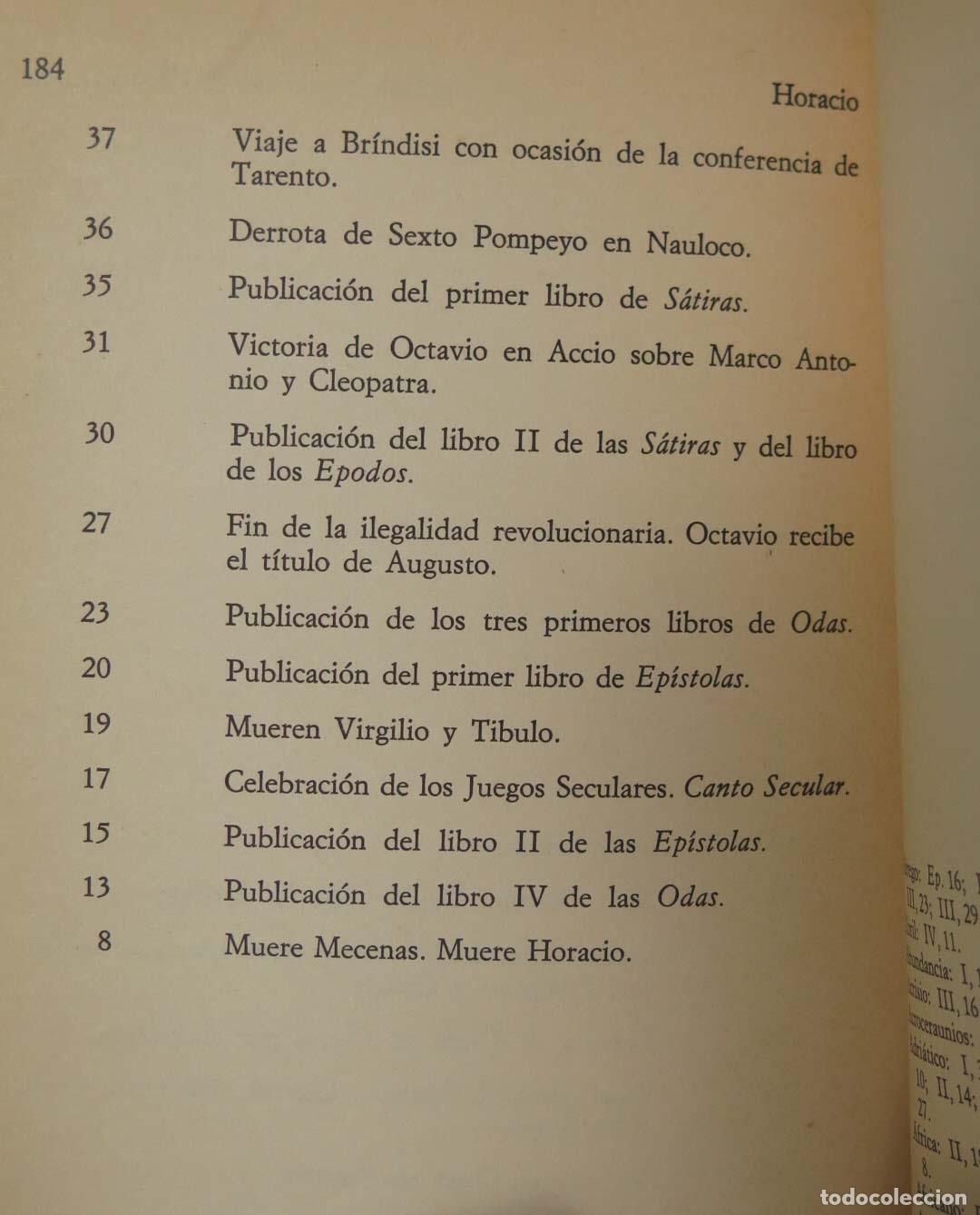 Libros de segunda mano: Epodos Y Odas. Horacio - Foto 3
