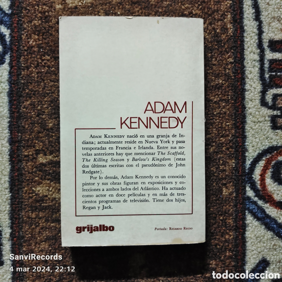 Libros de segunda mano: MAGGIE D. (ADAM KENNEDY) (GRIJALBO) - Foto 2