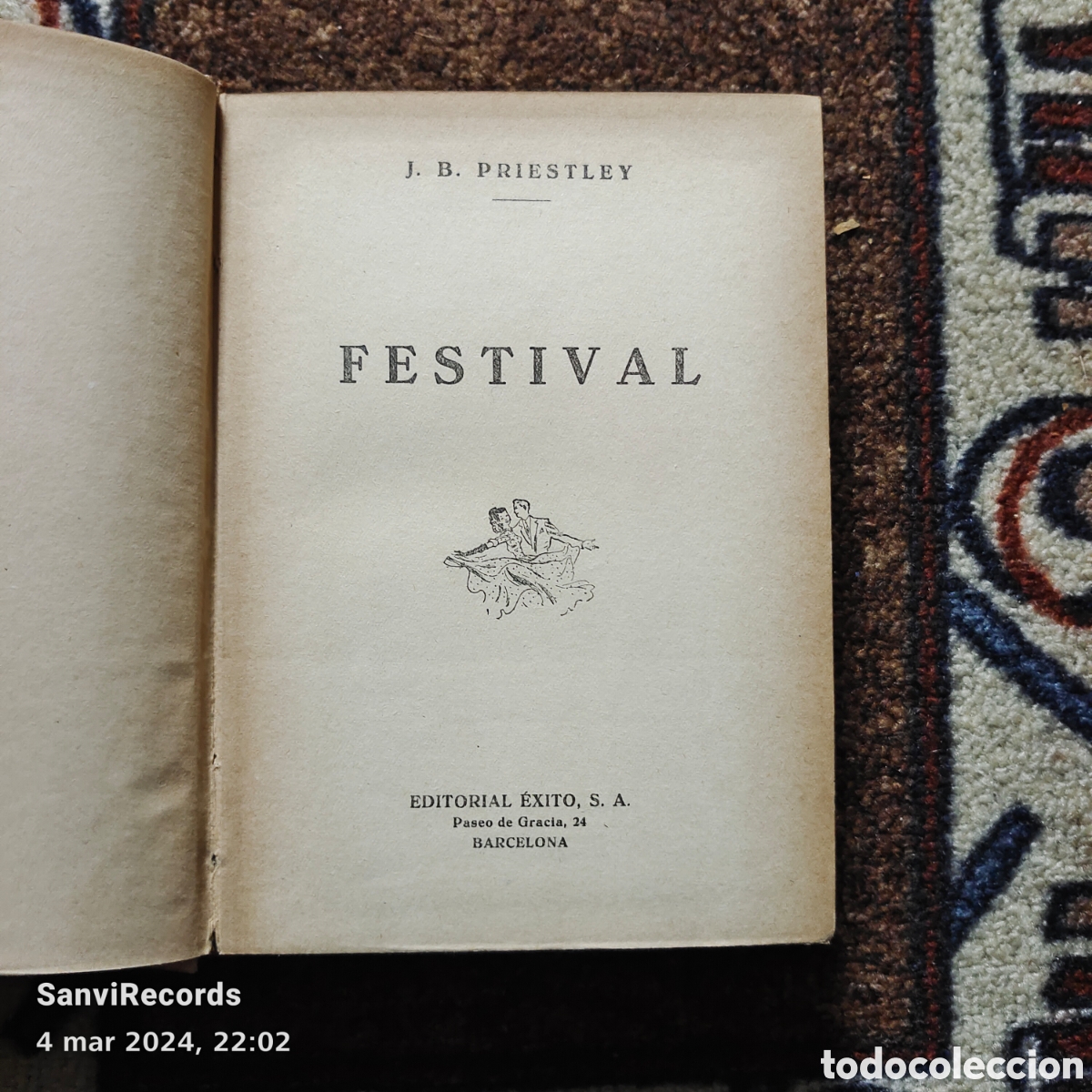 Libros de segunda mano: FESTIVAL (J.B. PRIESTLEY) (&Eacute;XITO) - Foto 2