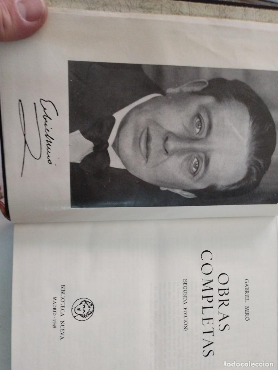 Libros de segunda mano: Gabriel Mir&oacute;. Obras completas. Biblioteca nueva. 1949. - Foto 1