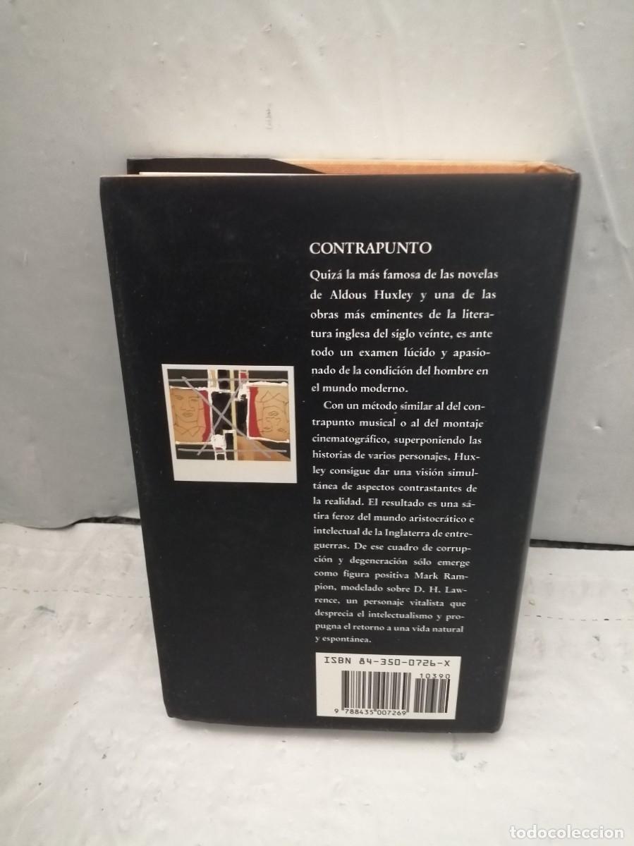 Libros de segunda mano: Contrapunto (tapa dura, edici&oacute;n 1986) - Foto 2