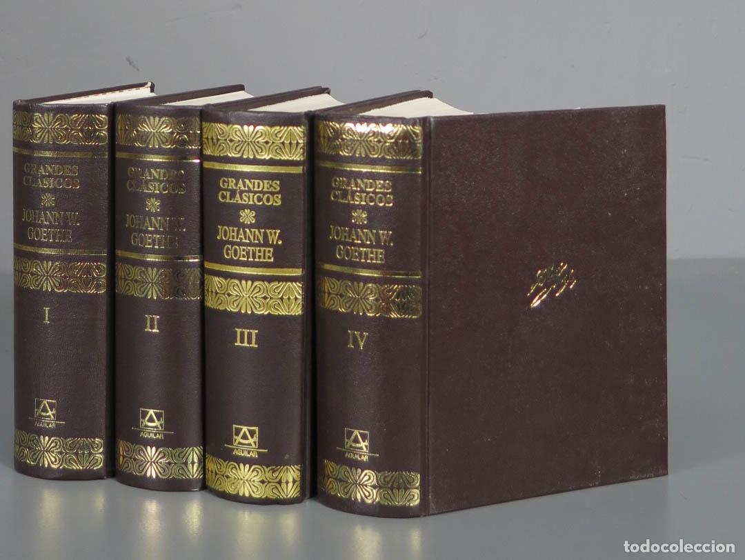 Libros de segunda mano: OBRAS COMPLETAS 4 VOL. GOETHE. AGUILAR. 1991 - Foto 1