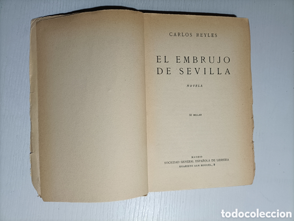 Libros de segunda mano: El embrujo de Sevilla. Carlos Reyles. Novela - Foto 7