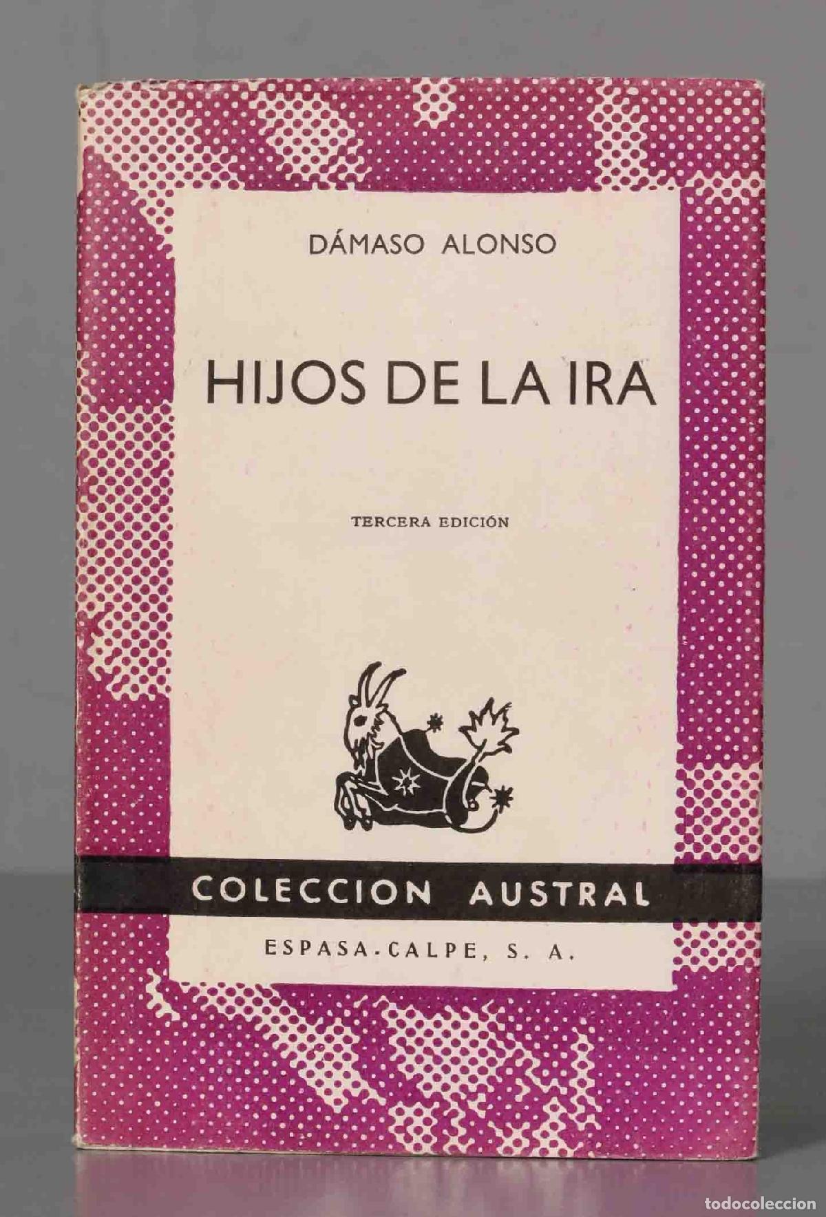 Libros de segunda mano: Hijos de la ira. Poes&iacute;a. ALONSO. AUSTRAL - Foto 1