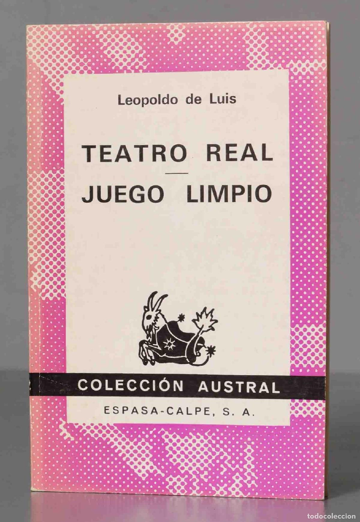 Libros de segunda mano: Teatro real. Luis. AUSTRAL - Foto 1