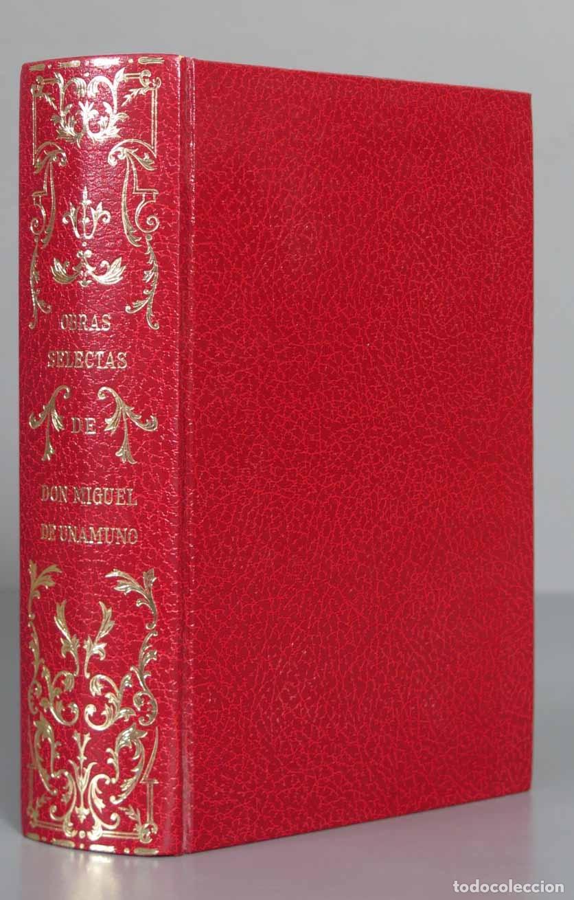 Libros de segunda mano: Obras selectas. UNAMUNO. 1977. BIBLIOTECA NUEVA. CON MARCAPAGINAS - Foto 1