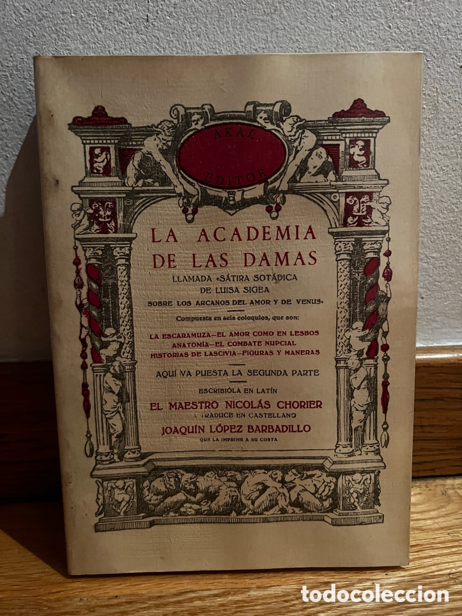Libros de segunda mano: La academia de las damas Nicol&aacute;s Chorier - Foto 1