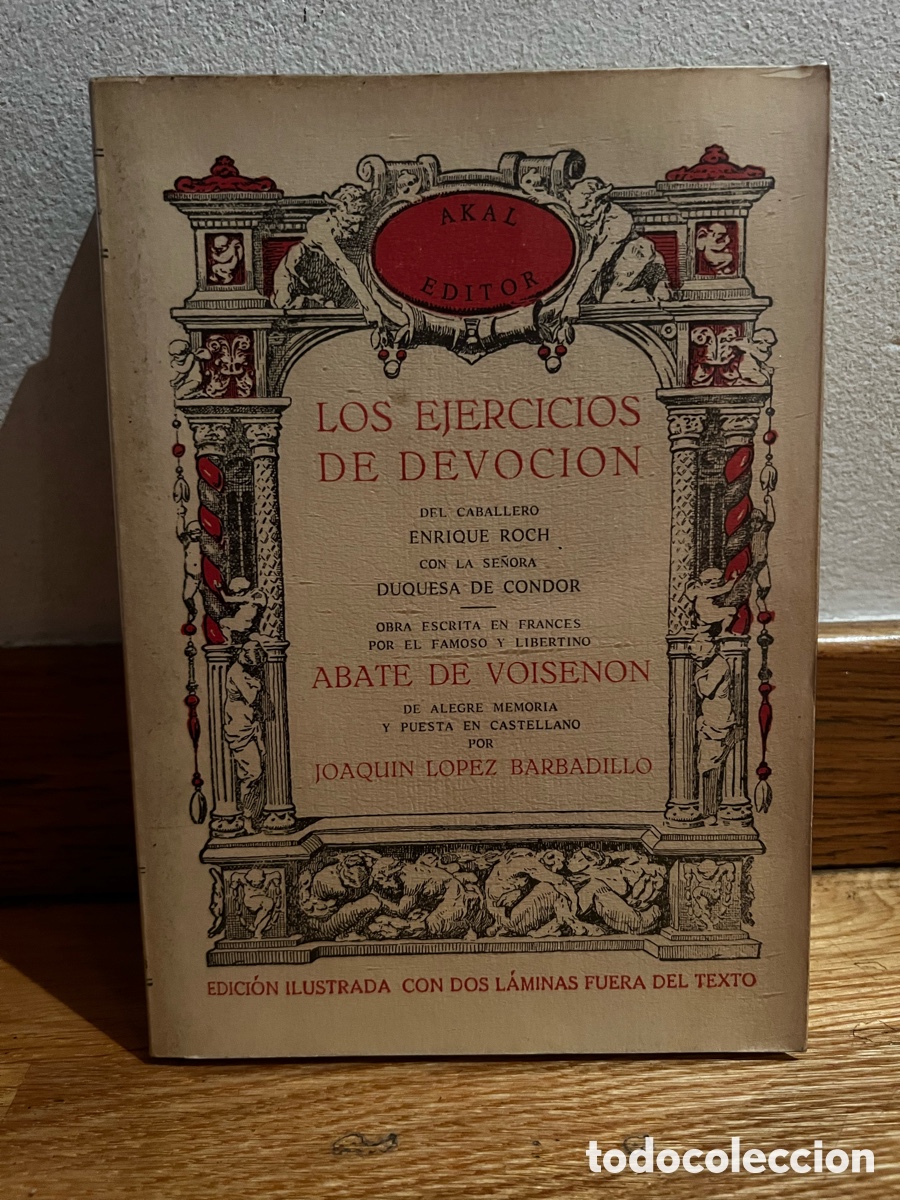 Libros de segunda mano: Los ejercicios de devoci&oacute;n Abate de Voisenon - Foto 1