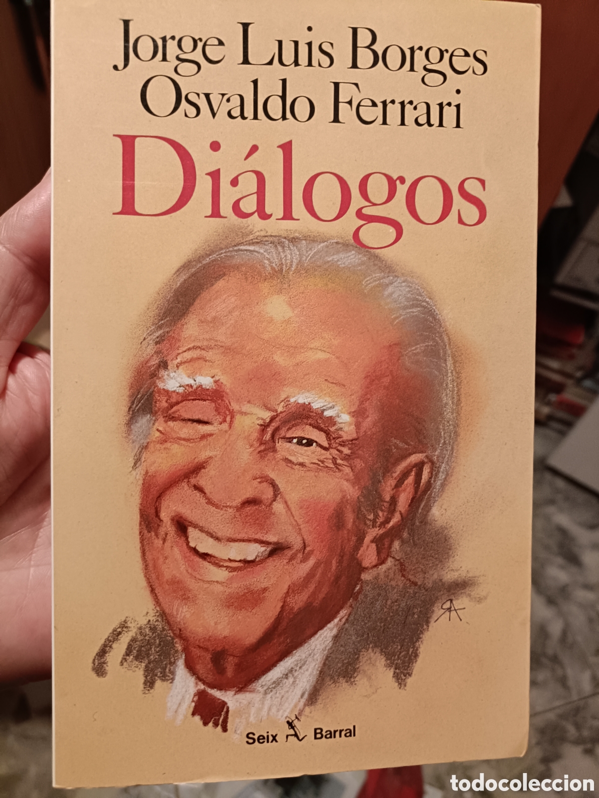Libros de segunda mano: Di&aacute;logos Jorge Luis Borges y Oswaldo Ferrari - Foto 1