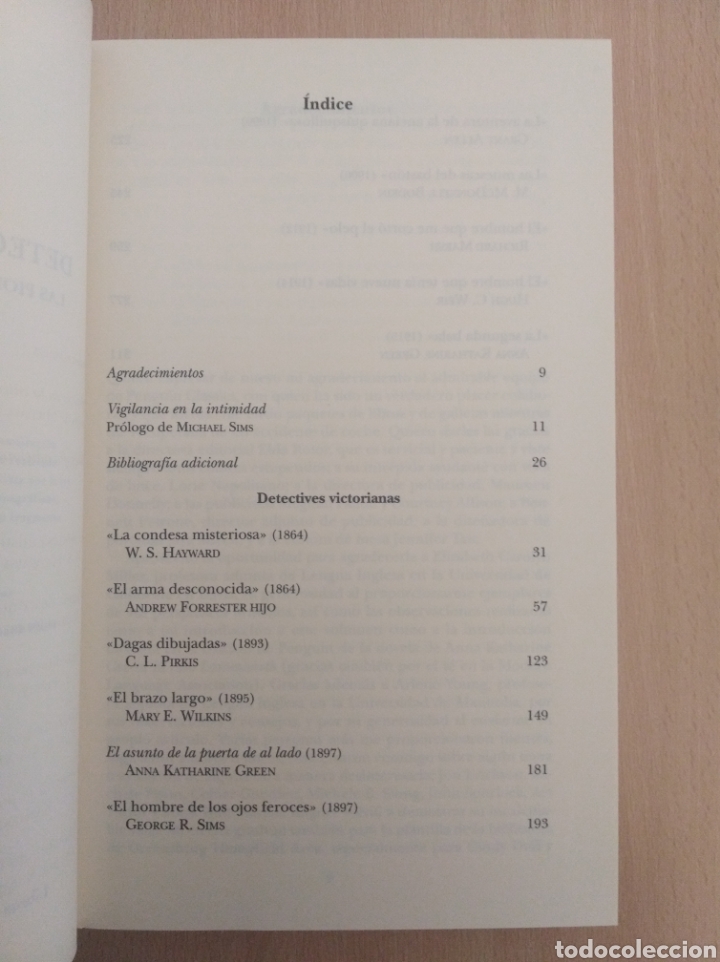 Libros de segunda mano: DETECTIVES VICTORIANAS. Edici&oacute;n de Michael Sims. Ediciones Siruela - Foto 7