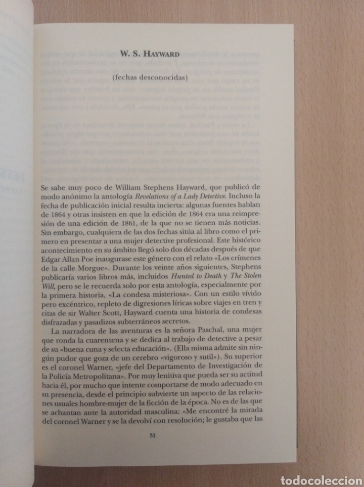 Libros de segunda mano: DETECTIVES VICTORIANAS. Edici&oacute;n de Michael Sims. Ediciones Siruela - Foto 10