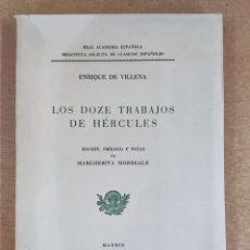 Libros de segunda mano: LOS DOZE TRABAJOS DE HÉRCULES / ENRIQUE DE VILLENA / 1958