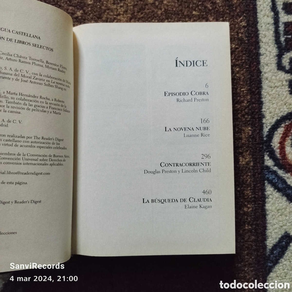 Libros de segunda mano: BIBLIOTECA DE SELECCIONES: EPISODIO COBRA... (READERS DIGEST) - Foto 3