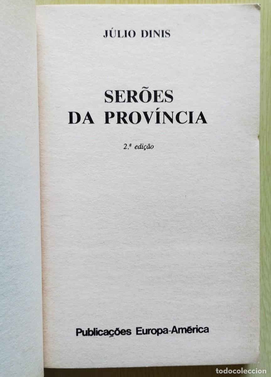 Libros de segunda mano: Ser&otilde;es da Prov&iacute;ncia de J&uacute;lio Dinis - Foto 3