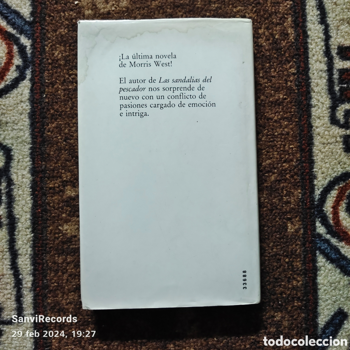 Libros de segunda mano: DIOS SALVE SU ALMA (MORRIS WEST) (C&Iacute;RCULO DE LECTORES) - Foto 2